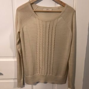 Final Price - Loft - Sweater with Scallop Detail